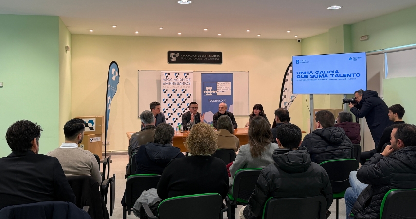 A Asociación de Empresarios do Ceao e As Gándaras acolle un encontro co conselleiro de Emprego para abordar os retos do tecido empresarial