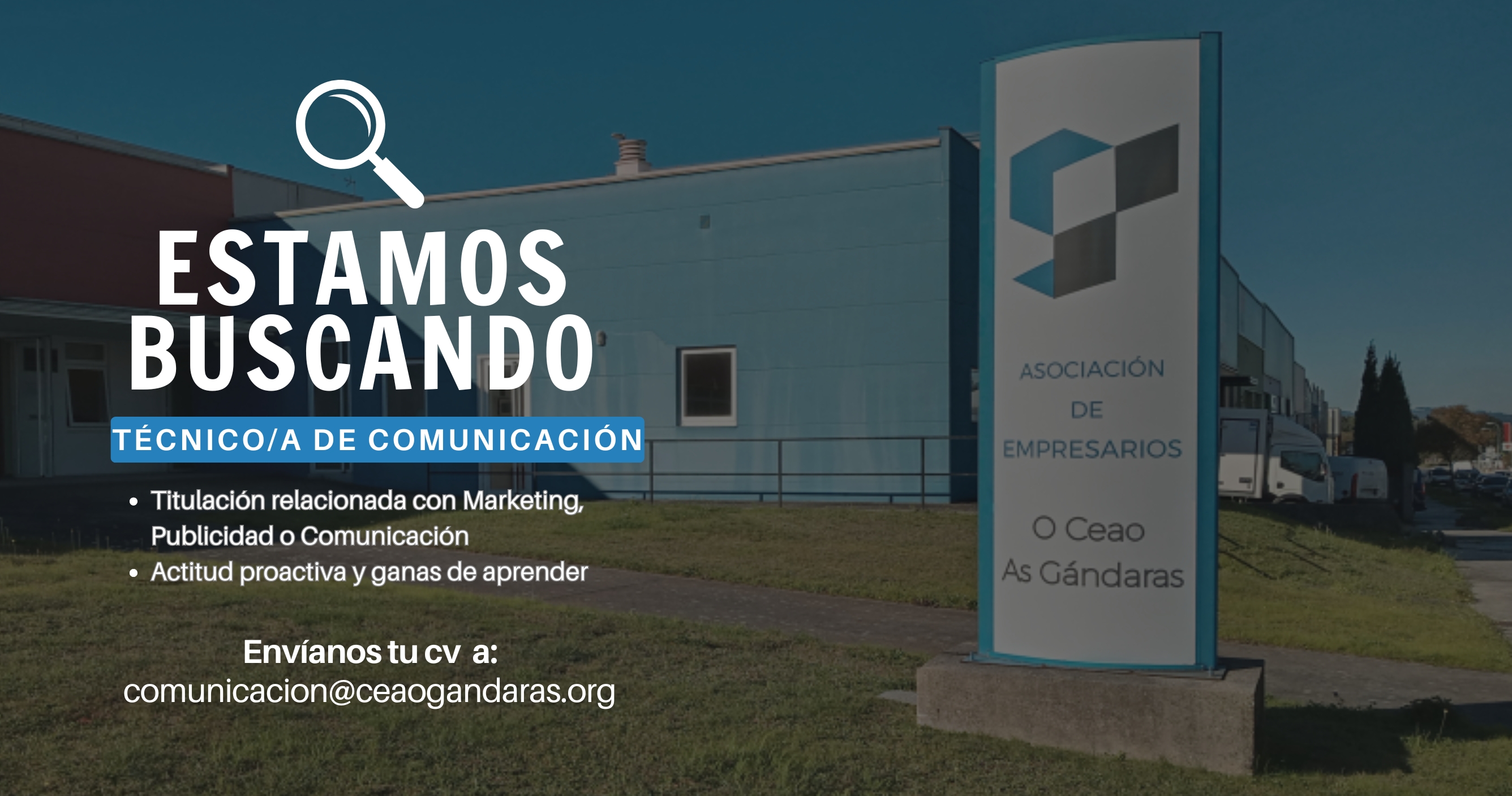 Abierto el plazo de inscripción para Técnico/a de Comunicación