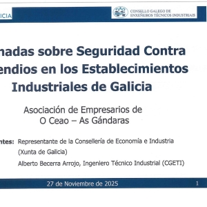 Jornadas sobre seguridad contra incendios en los establecimientos...